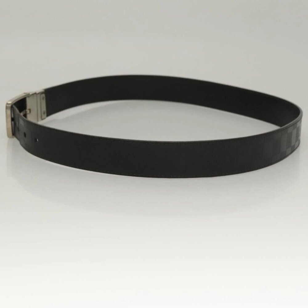 LOUIS VUITTON Damier Infini Ceinture Boston Belt Black LV Auth bs27758 - Picture 4 of 11